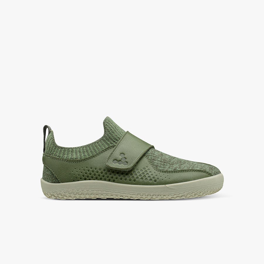 Vivobarefoot Primus Knit Wool Wandelschoenen Kinderen Groen | Nederland 0214YXFU